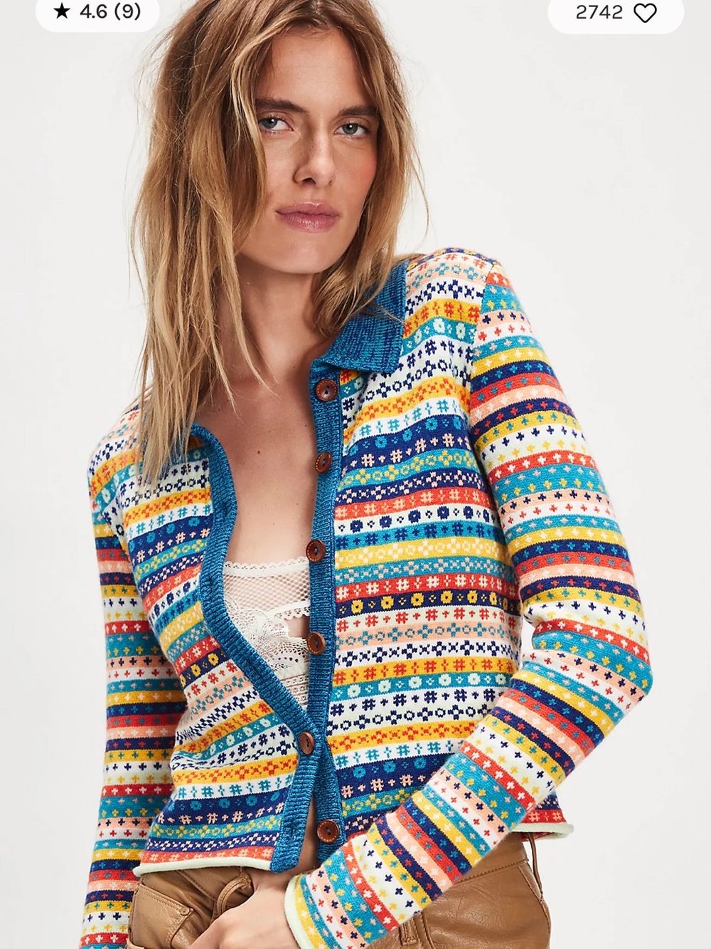 Free people oak and pine cardigan new with tags